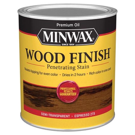 Minwax Wood Finish Semi-Transparent Espresso Oil-Based Penetrating Wood Finish 1 qt 700504444